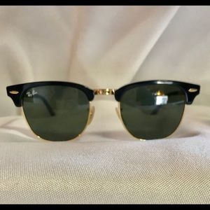 Ray Ban Folding Clubmaster Sunglasses 2176 901
